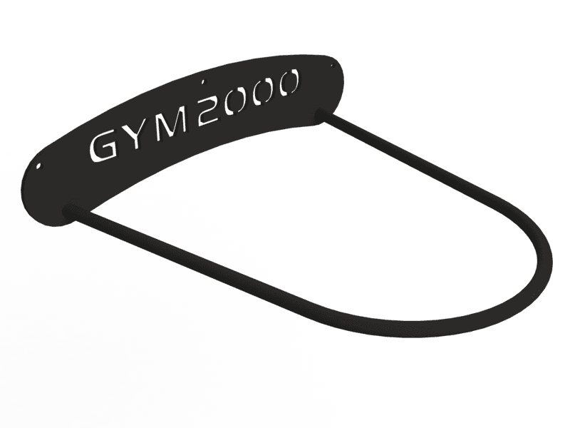 GYM2000 Fitnessball oppheng Vegg Max balldiameter 80cm