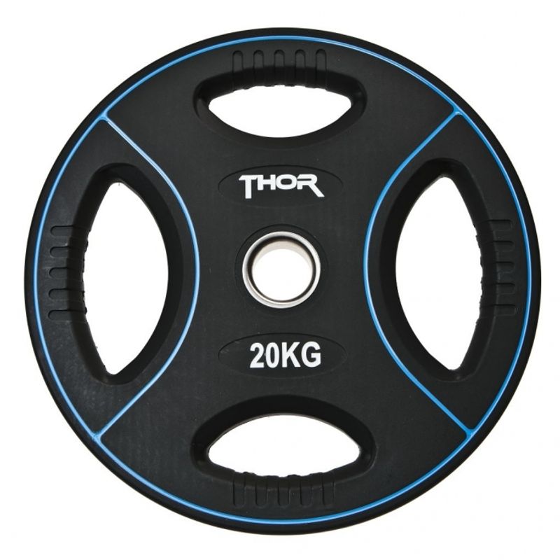 TF PU Vektskiver med håndtak 2.5kg
