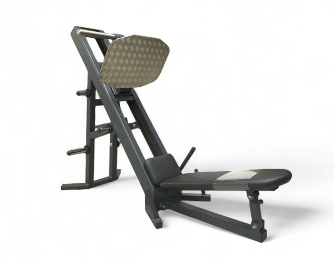 Hovedbilde GYM2000 Benpress m/vekthorn, 48,5°